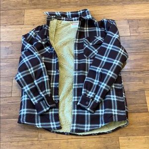 Men’s Fleece Lined Shirt Jacket